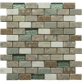 Wall Decorate Glass Mixed Stone Mosaic for Bathroom Decoration